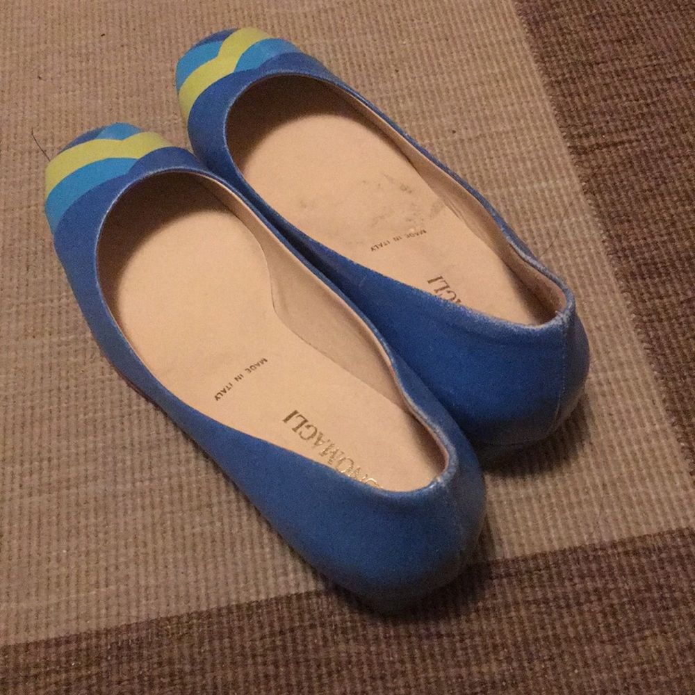 Italian made Bruno Magli turquoise shoes - Picture 2 of 6